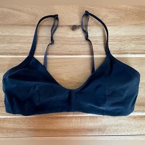 Everlane The Cotton Bralette NWOT Black